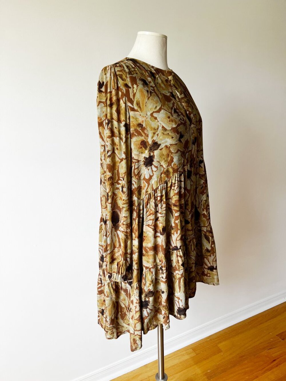 Aritzia Wilfred Barossa Floral Mini Dress Size S - Picture 4 of 7